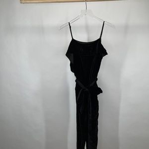 Banana Republic Black Velvet Romper